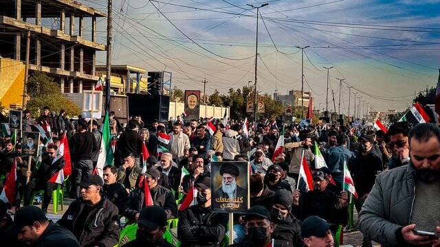 تجدید بیعت دوباره مردم عراق با مقام معظم رهبری + ویدیو