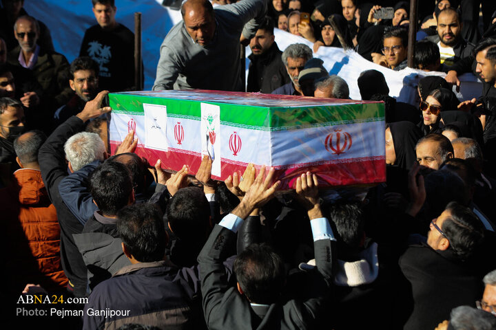Photos: Funeral ceremony for 7 martyrs of security held in Isfahan