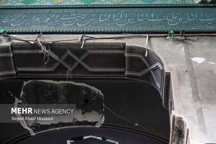 Photos: Sabz Qaba holy shrine damaged during Dezful riots