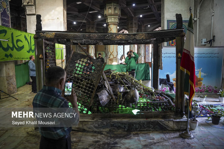 Photos: Sabz Qaba holy shrine damaged during Dezful riots