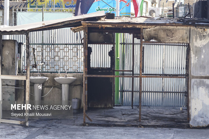 Photos: Sabz Qaba holy shrine damaged during Dezful riots