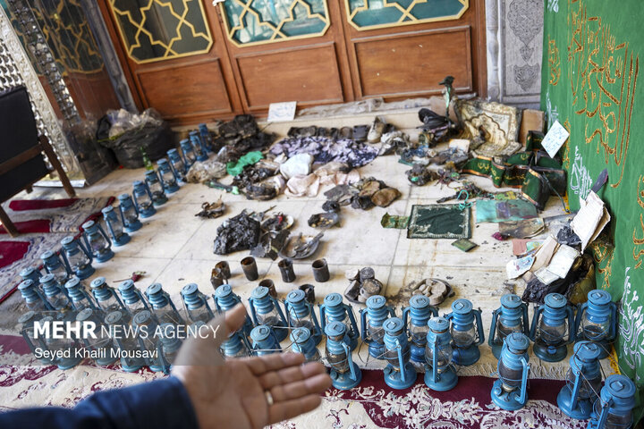 Photos: Sabz Qaba holy shrine damaged during Dezful riots