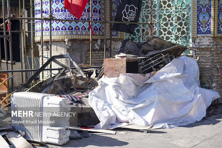 Photos: Sabz Qaba holy shrine damaged during Dezful riots