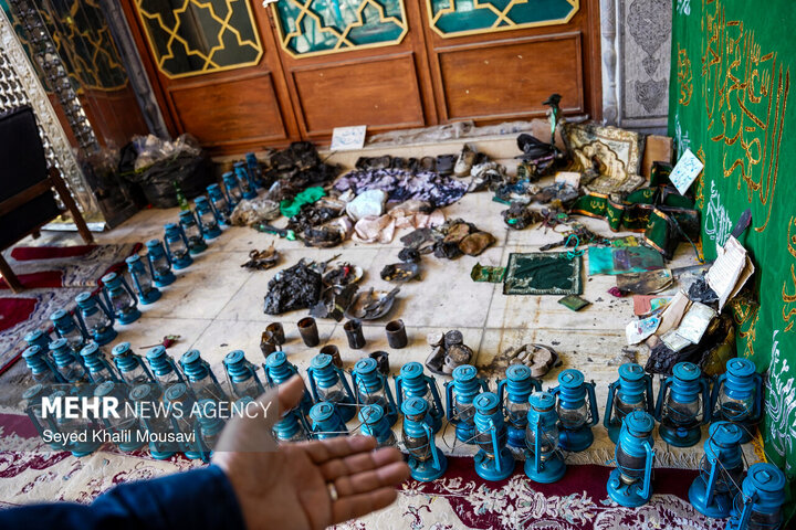 Photos: Sabz Qaba holy shrine damaged during Dezful riots