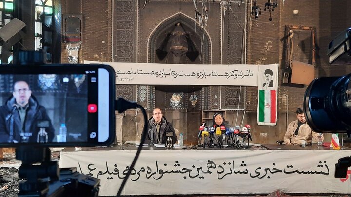 گزارش تصویری/ نشست خبری جشنواره فیلم عمار در مسجد سوخته ابوذر