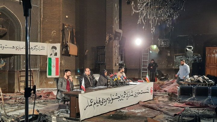گزارش تصویری/ نشست خبری جشنواره فیلم عمار در مسجد سوخته ابوذر