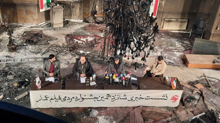گزارش تصویری/ نشست خبری جشنواره فیلم عمار در مسجد سوخته ابوذر