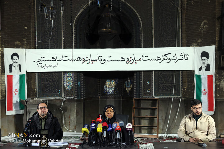 نشست خبری شانزدهمین جشنواره مردمی فیلم عمار در مسجد ابوذر تهران