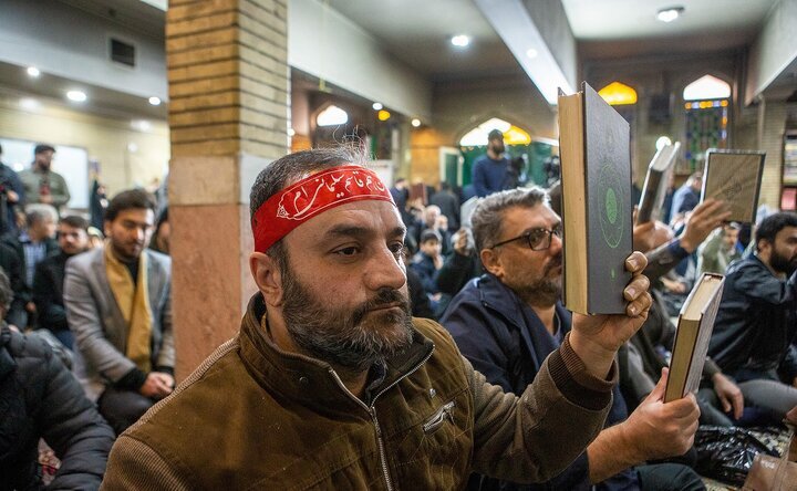 برگزاری تجمع مردمی در محکومیت هتک حرمت مساجد و حریم قرآن در مسجد شهید بهشتی