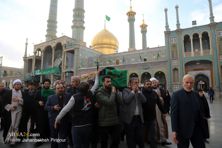 تشییع پیکر برادر آیت‌الله العظمی سیستانی