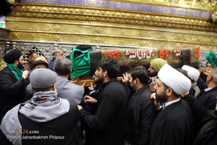 تشییع پیکر برادر آیت‌الله العظمی سیستانی