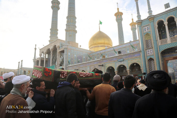 تشییع پیکر برادر آیت‌الله العظمی سیستانی