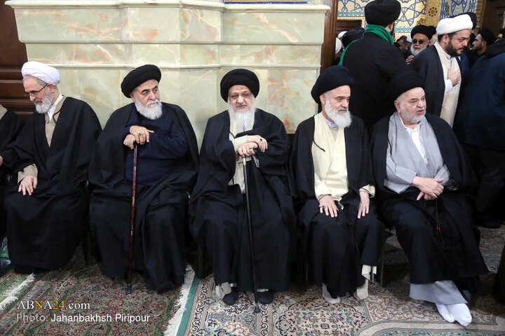 تشییع پیکر برادر آیت‌الله العظمی سیستانی