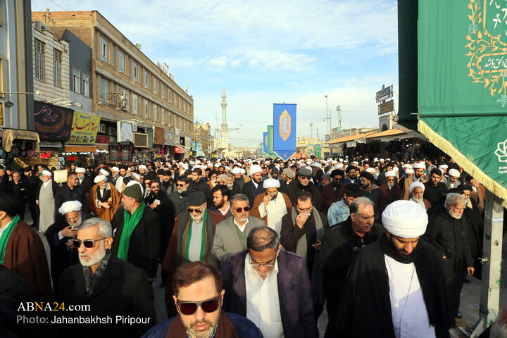 تشییع پیکر برادر آیت‌الله العظمی سیستانی