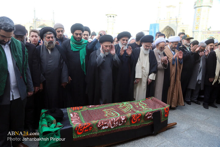Photos: Funeral ceremony of Grand Ayatollah Sistani's Brother held in Qom