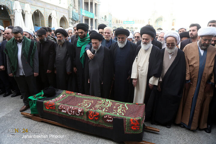 Photos: Funeral ceremony of Grand Ayatollah Sistani's Brother held in Qom