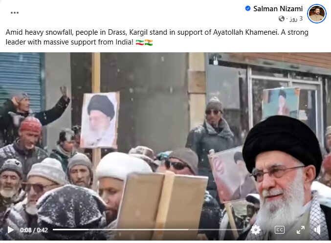 ویدیو | تعجب سیاستمدار هندی: برف سنگین و حمایت گسترده از رهبری قوی