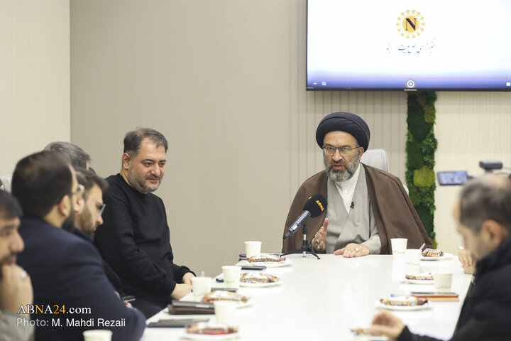 Photos: Deputy of Cultural Affairs, group of media managers of Hazrat Masoumeh Shrine visit ABNA News Agency