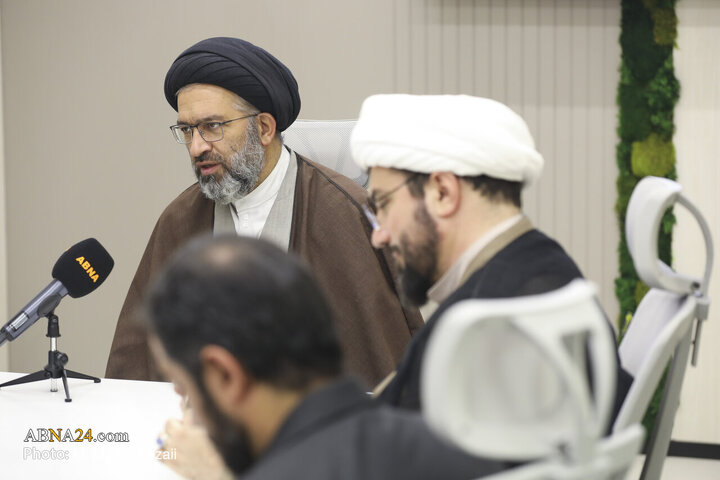 Photos: Deputy of Cultural Affairs, group of media managers of Hazrat Masoumeh Shrine visit ABNA News Agency