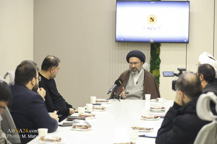 Photos: Deputy of Cultural Affairs, group of media managers of Hazrat Masoumeh Shrine visit ABNA News Agency