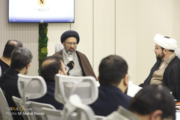 Photos: Deputy of Cultural Affairs, group of media managers of Hazrat Masoumeh Shrine visit ABNA News Agency
