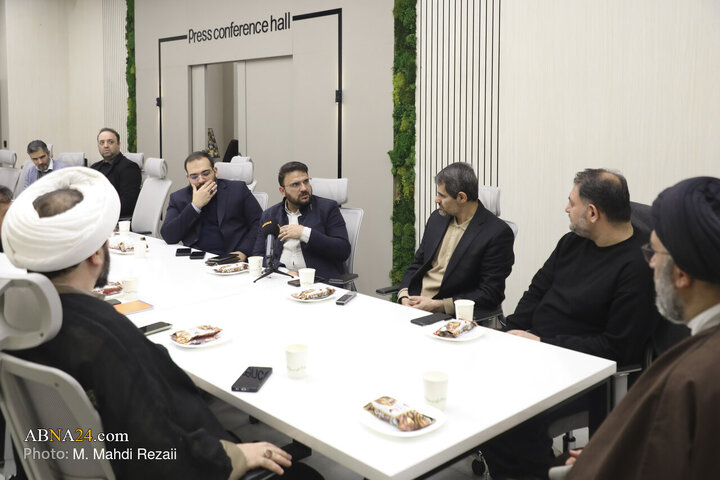 Photos: Deputy of Cultural Affairs, group of media managers of Hazrat Masoumeh Shrine visit ABNA News Agency