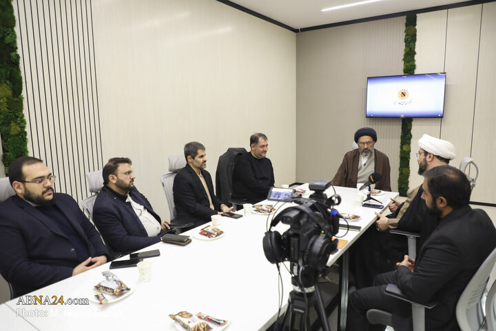 Photos: Deputy of Cultural Affairs, group of media managers of Hazrat Masoumeh Shrine visit ABNA News Agency