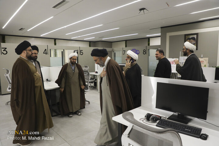 Photos: Deputy of Cultural Affairs, group of media managers of Hazrat Masoumeh Shrine visit ABNA News Agency
