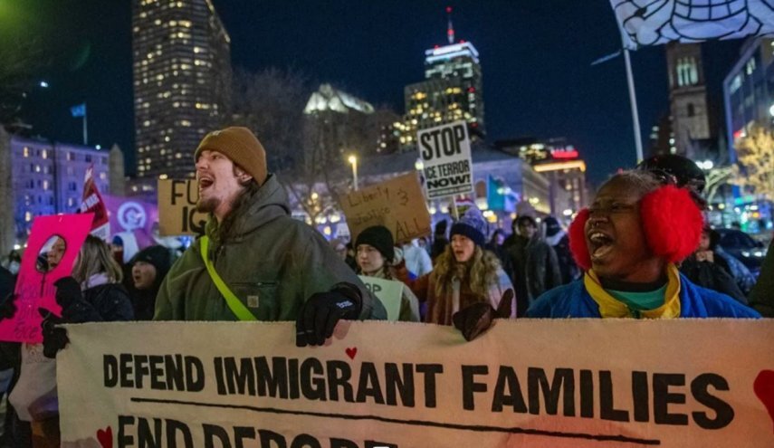 Protests in US cities on first anniversary of Trump’s second term inauguration