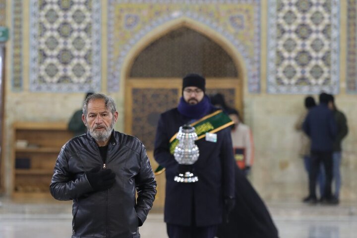 Photos: Snowy atmosphere of Fatima Masoumeh shrine on eve of Hazrat Abbas birth anniversary