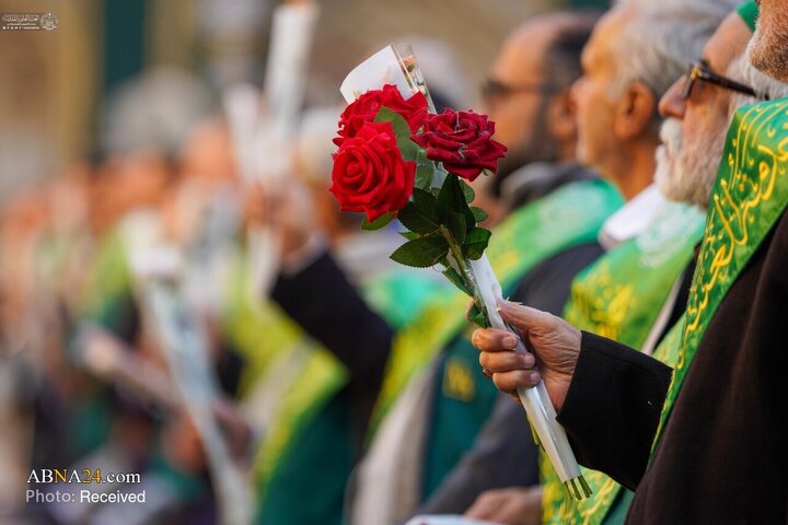 تصاویر | مراسم باشکوه جشن اعیاد شعبانیه در حرم مطهر علوی