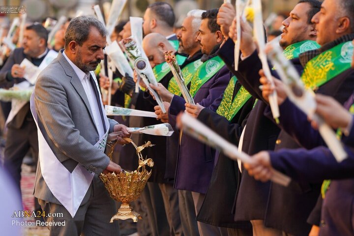 تصاویر | مراسم باشکوه جشن اعیاد شعبانیه در حرم مطهر علوی