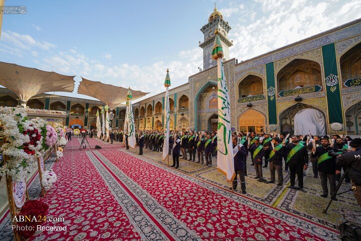 تصاویر | مراسم باشکوه جشن اعیاد شعبانیه در حرم مطهر علوی