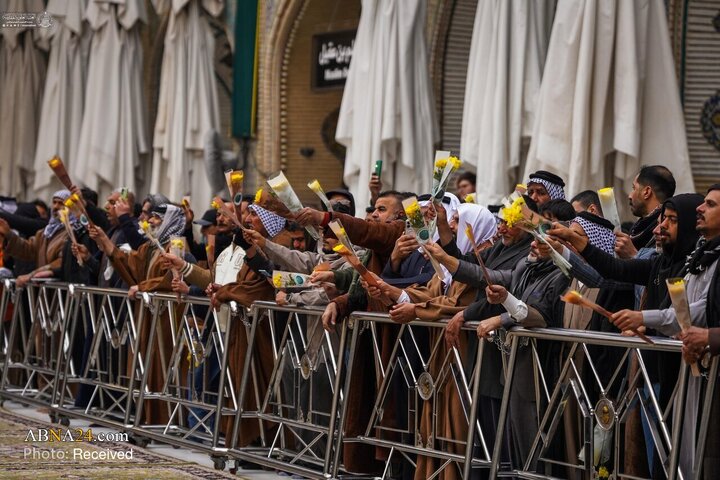 تصاویر | مراسم باشکوه جشن اعیاد شعبانیه در حرم مطهر علوی