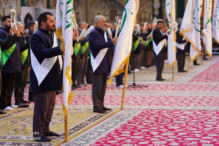 تصاویر | مراسم باشکوه جشن اعیاد شعبانیه در حرم مطهر علوی