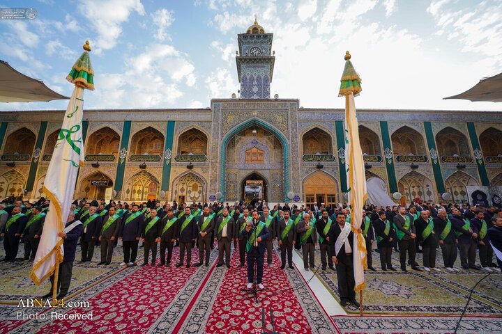 تصاویر | مراسم باشکوه جشن اعیاد شعبانیه در حرم مطهر علوی