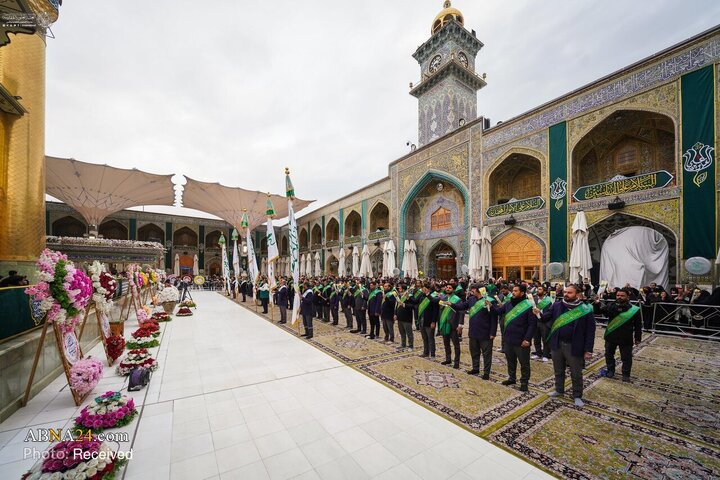 تصاویر | مراسم باشکوه جشن اعیاد شعبانیه در حرم مطهر علوی