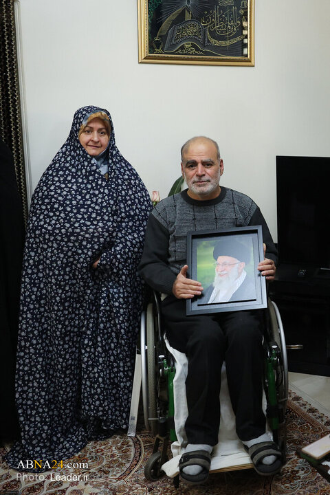 Photos: Supreme Leader’s representatives visit Iranian veterans’ homes
