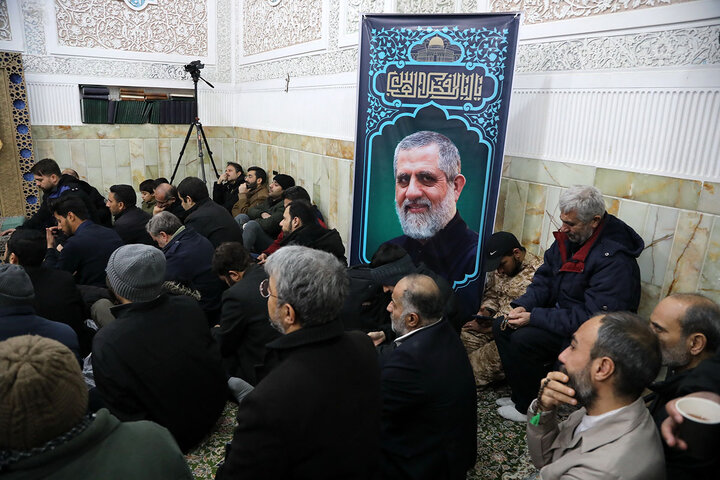 Photos: Unveiling of Martyr Izadi’s Tombstone at Hazrat Masoumeh Holy Shrine