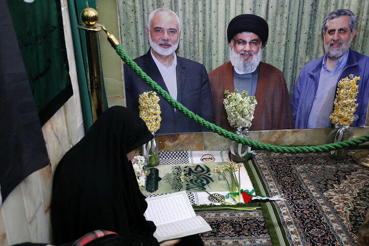 Photos: Unveiling of Martyr Izadi’s Tombstone at Hazrat Masoumeh Holy Shrine