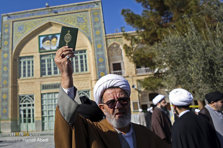 اجتماع حوزویان در محکومیت اهانت به قرآن و مقدسات اسلامی