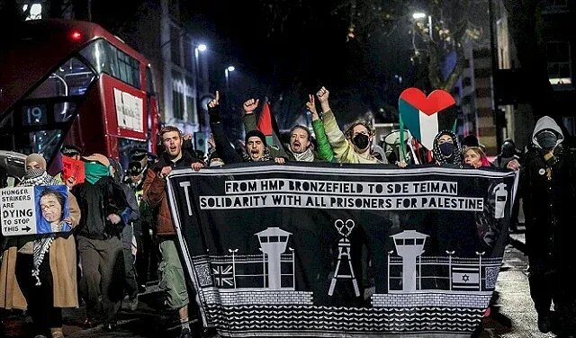 UK Arrests Protesters Supporting Palestine Action Hunger Strike