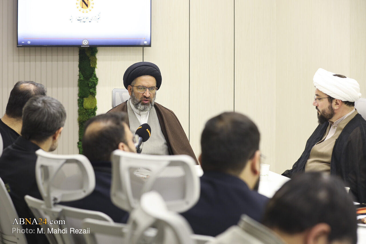 Deputy Head of Lady Masoumeh’s (a.s.) Holy Shrine Cultural Office Visits ABNA News Agency