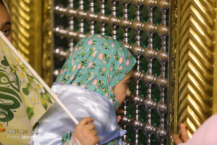 مراسم جشن تکلیف دو هزار دختر ۹ ساله در حرم حضرت فاطمه معصومه(س)