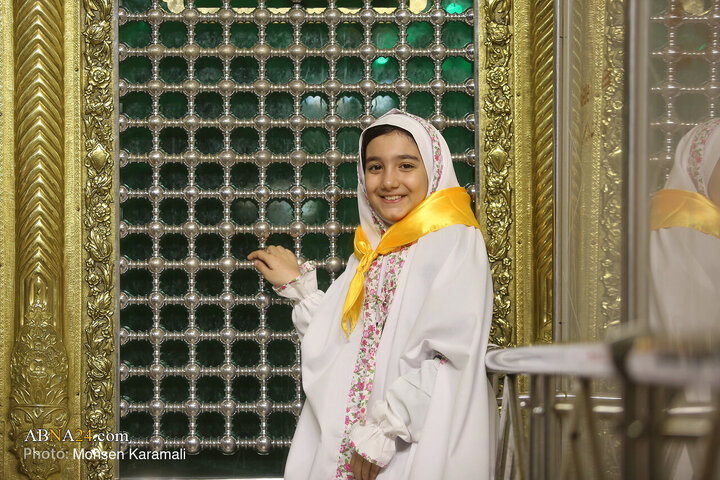 مراسم جشن تکلیف دو هزار دختر ۹ ساله در حرم حضرت فاطمه معصومه(س)