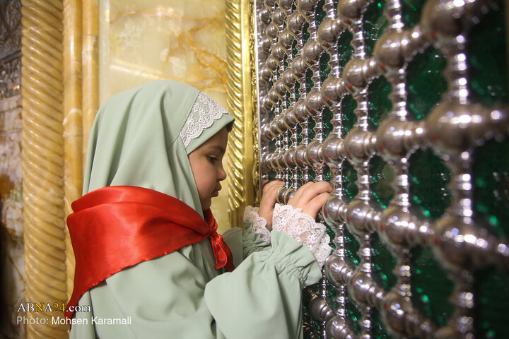 مراسم جشن تکلیف دو هزار دختر ۹ ساله در حرم حضرت فاطمه معصومه(س)