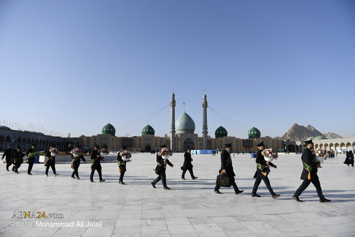 آئین جاروکشی خادمان مسجد مقدس جمکران