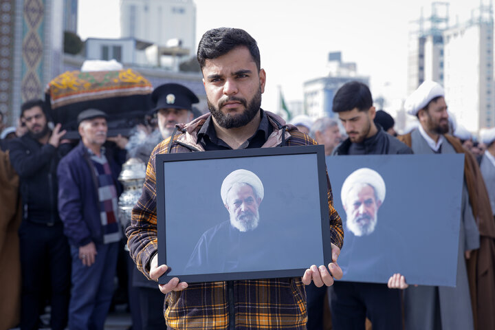 Photos: Funeral ceremony of Ayatollah Abdekhodaei held at Imam Reza Holy Shrine