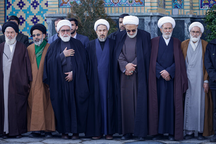 Photos: Funeral ceremony of Ayatollah Abdekhodaei held at Imam Reza Holy Shrine