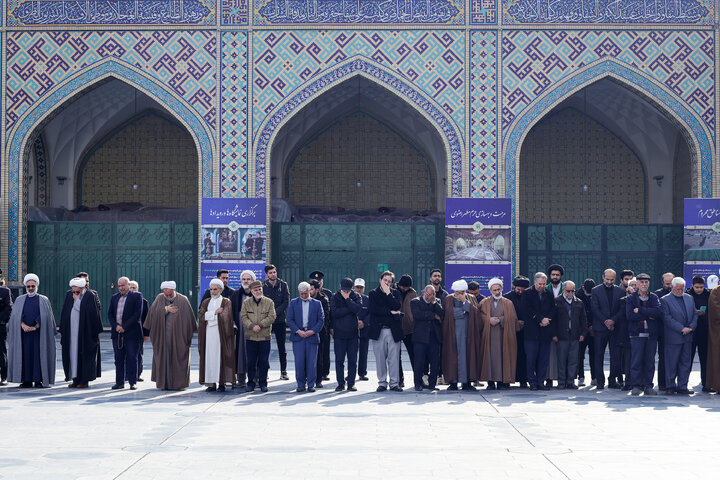 Photos: Funeral ceremony of Ayatollah Abdekhodaei held at Imam Reza Holy Shrine